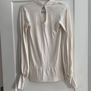 Romeo & Juliet Couture Ivory Long Sleeve Tee